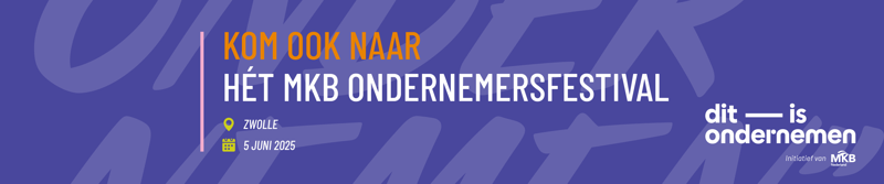 MKB Ondernemersfestival (5 Juni 2025)